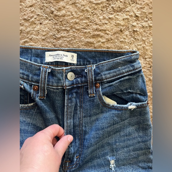 ABERCROMBIE & FITCH “the ankle straight ultra high rise” JEANS 26/2 l - Picture 4 of 6